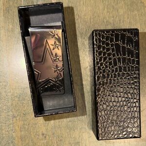 Black Star-Embellished Money Clip